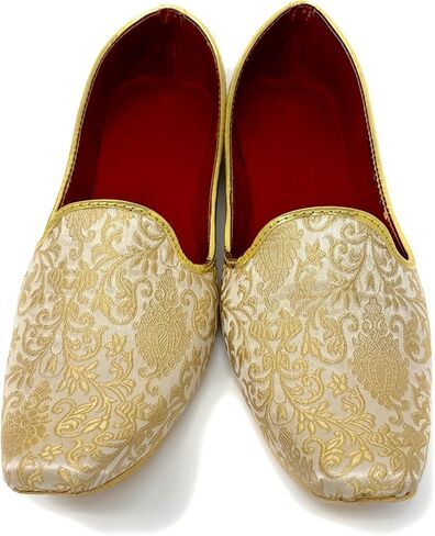 BombayFlow SRK Punjabi Jutti Indian Flats Handmade Shoes - Khussa Shoes, Indian Wedding, Sherwani, Kurta, Mojari Shoes in Saudi Arabia