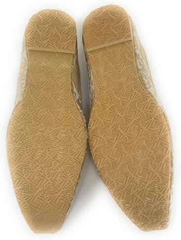BombayFlow SRK Punjabi Jutti Indian Flats Handmade Shoes - Khussa Shoes, Indian Wedding, Sherwani, Kurta, Mojari Shoes in Saudi Arabia
