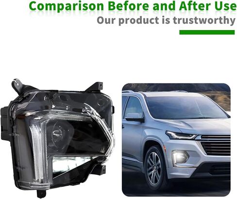 85596375 متوافق مع جانب الركاب لمجموعة المصابيح الأمامية ترافيرس 2022-2023 مع DRL GM2503537 (يمين) in Saudi Arabia