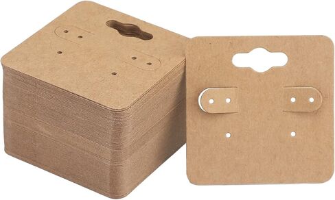 joycraft Earring Cards - 200Pcs 2" White Earring Display Holder Cards, Blank Paper Cards with 6 Holes, Jewelry Display Cards for Selling, Hanging Earring,DIY Crafts, Retail(2"x2"） in Saudi Arabia