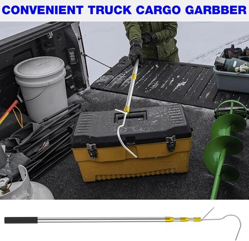 Cargo Grabber 6 FT Truck Cargo Grabber Reach Retriever Tool, Pickup Truck Bed Cargo Accessories, Heavy Duty Truck Bed Extender - Extend Up to 74 inches in Kuwait
