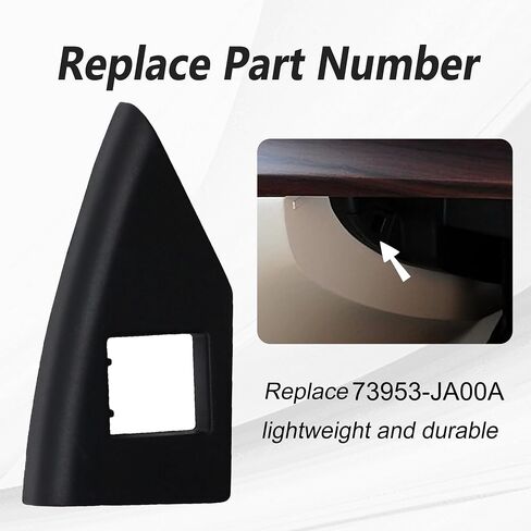 Right Side Glove Box Latch Cover Compatible with Nissan Altima 2.5L CVT Base Coupe S HEV S Nissan Altima 3.5L MT SE SL SR Base Coupe S 2007-2013 Replace 73953-JA00A in Saudi Arabia