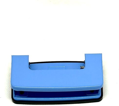 Paper Punch Machine, 10 Sheet Capacity (Cyan) in Saudi Arabia