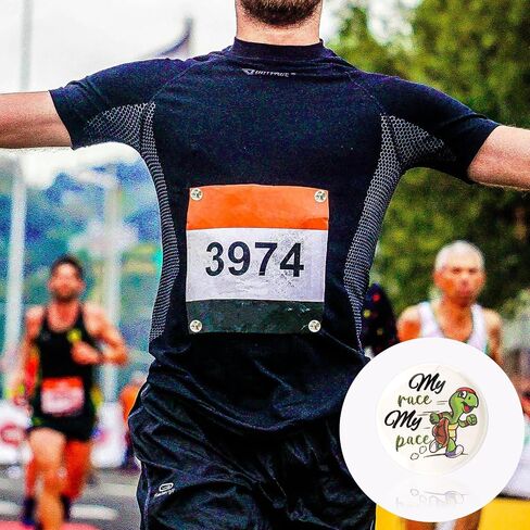 8 قطع مشابك، 0.67 بوصة، مشابك نمط الجري الآمنة، دبابيس تثبيت خالية من الدبابيس لتأمين الجري وركوب الدراجات وتسلق الجبال (نمط السلحفاة) in Saudi Arabia