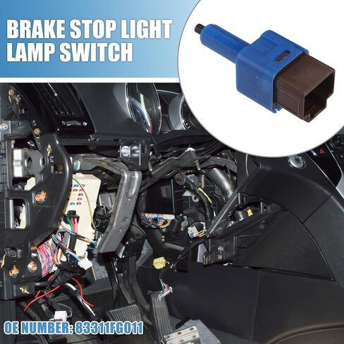 Brake Stop Light Lamp Switch No.83311FG011 Brake Pedal Control Switch for Subaru Forester 2008-2015 Plastic Blue Brown in Saudi Arabia