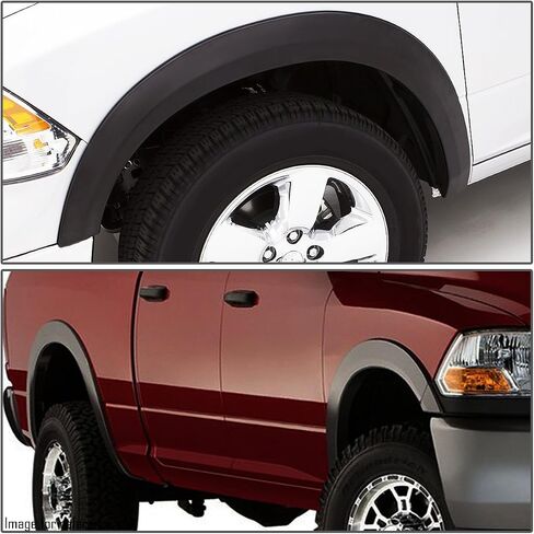 DNA Motoring IF-10012-MBK 4 Pcs OE Style Wheel Fender Flares Compatible with 02-08 Dodge Ram 1500 96" 78" 75.9" 76.3" 97.9" Fleetside Beds in Saudi Arabia
