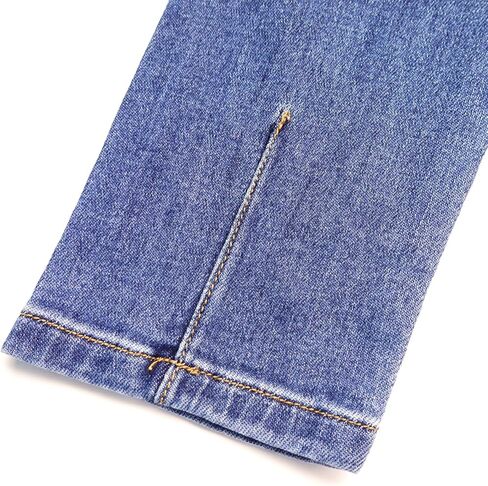 KIDSCOOL SPACE Big Girls Jeans, 5-14T Simple Design Boys Ribbed Waist Denim Pants in Kuwait