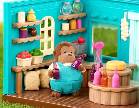 Li'l Woodzeez – The Woofwinkle Dog Family – Non Flocked – Set of 4 Collectible Posable Dog Figures with Storybook – Pretend Play Doll Figures – Gift Toy for Kids Age 3+ in Saudi Arabia