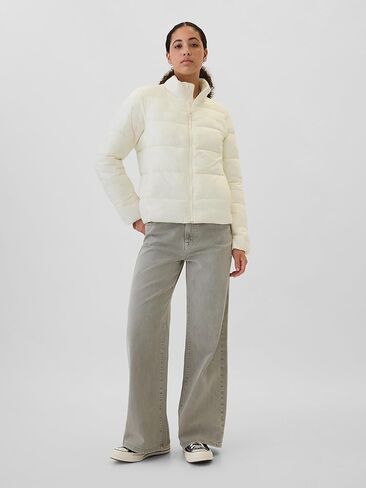 GAP Women's Logo Lightweight Puffer Jacket in Kuwait