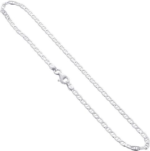 Gem Avenue Sterling Silver 3mm Foot Chain Lobster Clasp Anklet Ankle Bracelets in Saudi Arabia