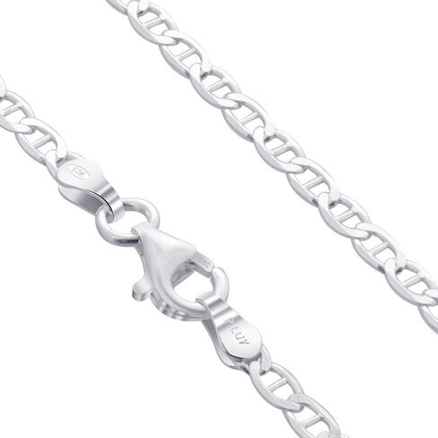Gem Avenue Sterling Silver 3mm Foot Chain Lobster Clasp Anklet Ankle Bracelets in Saudi Arabia