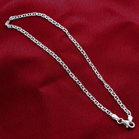 Gem Avenue Sterling Silver 3mm Foot Chain Lobster Clasp Anklet Ankle Bracelets in Saudi Arabia