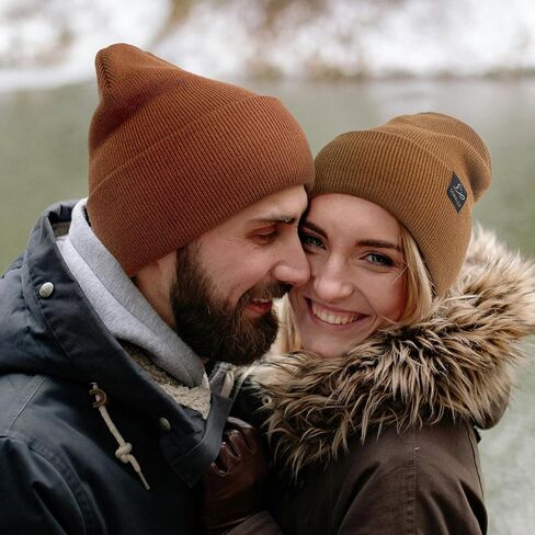 SOMALER Beanie for Women Men Unisex Cuffed Knit Beanie Winter Hats for Womens Mens Beanies Skull Cap in Saudi Arabia