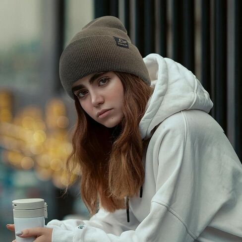 SOMALER Beanie for Women Men Unisex Cuffed Knit Beanie Winter Hats for Womens Mens Beanies Skull Cap in Saudi Arabia