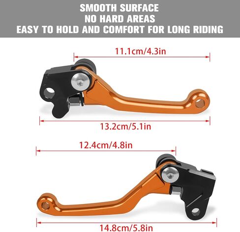 HAONEL Short Brake Clutch Lever Sets CNC Aluminum Compatible with Kawasaki KX250F 2013-2018/KX450F 2013-2018/KX250 2019-2020 2 Finger Levers Motorcycle Accessories in Saudi Arabia