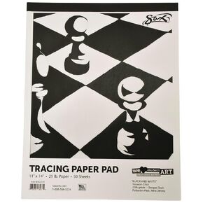 Sax Tracing Paper Pad - 11 x 14 inches - 50 Sheets per Pad - White