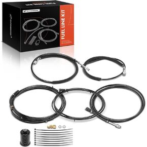 A-Premium Fuel line Kit Compatible with Chevrolet Suburban 1500, C1500 Suburban, K1500 Suburban, K2500 Suburban & GMC C1500 Suburban, K1500 Suburban, K2500 Suburban, 1998-1999, Replace# FL-GM43C-V