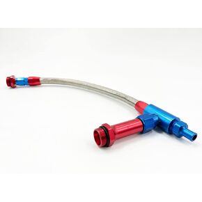 7/8-20'' Red & blue Fuel Line for Holley Carburetor double pumper 4150 4160