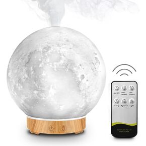 MEIDI Waterless Essential Oil Diffuser - Bluetooth Cordless Aromatherapy Diffuser with App Control, Smart Timer Setting, Hang-up Design and Wide Coverage for Home, Office, Hotel and SPA - Black