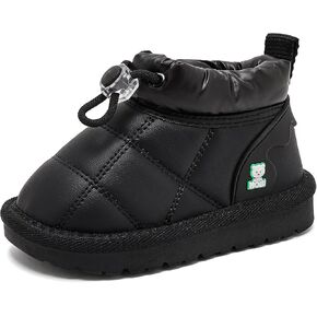 HOBIBEAR Baby Boys Girls Snow Boots Waterproof Winter Warm Boots Nonslip Lightweight Outdoor Shoes for Toddler