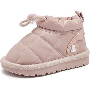 HOBIBEAR Baby Boys Girls Snow Boots Waterproof Winter Warm Boots Nonslip Lightweight Outdoor Shoes for Toddler