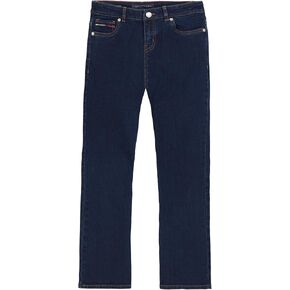 Tommy Hilfiger Girl's Mid Rise Skinny Fit Stretch Denim Jeans With Button & Zipper Closure