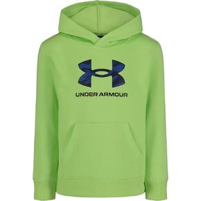 Under Armour UA RIVAL PRINT FILL HOODIE, Morph Green, 4
