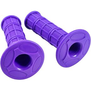 7/8" Handlebar Grips for 50cc-125cc CRF70 CRF80 TRX450 TTR90 TTR110 TTR125 PW80 RM80 DR650 KLX250 KLX300 KX65 SSR125 Pit Dirt Bike ATV Quad Motocross Motorcycles CT100U CT200U Mini Bike Purple