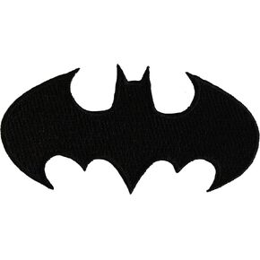 C&D Visionary Application Batman Die-Cut Black Logo Patch Multi-colored, 2"