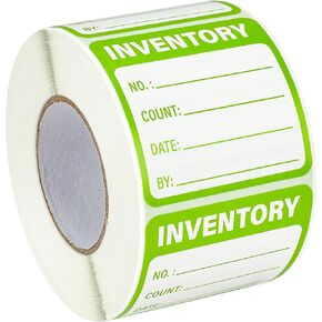 600 Pcs Inventory Stickers Control Labels for Shipping Handling Packing Moving Marking Organizing Notating Items 2 X 2 Inch