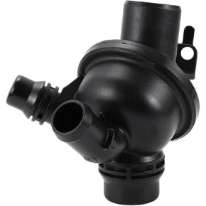 No.11538671514 Car Thermostat for BMW 640i 3.0L L6 2012-2018 Durable Black Inner Engine Coolant Thermostat Housing Assembly Plastic 1 Pcs