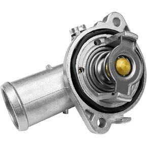 Aluminum Engine Coolant Thermostat Housing Assembly Fit for Chrysler Dodge Jeep VW Ram C/V ProMaster 1500 2500 3500 200 Town & Country Journey Cherokee Routan 2011-2021, Replace 902-3036