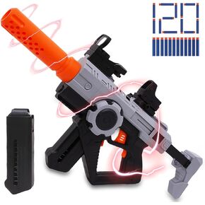 Toy Gun for Nerf Guns Bullets Automatic Sniper Rifle - Automatic Toy Foam Blasters with 120 Soft Darts, Large Magazines, Powerful Electric Toys for Adults Boys Age 8-12 Gifts for Birthday Xmas