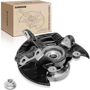 A-Premium Front Steering Knuckle & Wheel Bearing Hub Assembly Compatible with Honda CR-V CRV 2007 2008 2009 2.4L, Right Passenger Side, Replace# 44600SJKJ00, 45255STKA00