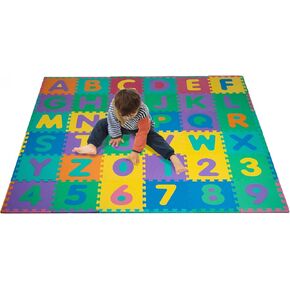 Hey! Play! 96 Pc Foam Floor Alphabet Puzzle Mat for Kids