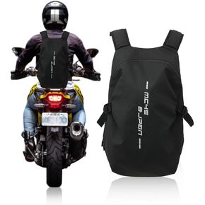 تتميز حقيبة الظهر للسفر للدراجات النارية بسعة كبيرة ومقاومة للماء - مثالية لحمل ملحقات الدراجات النارية والخوذة والمزيد in Kuwait