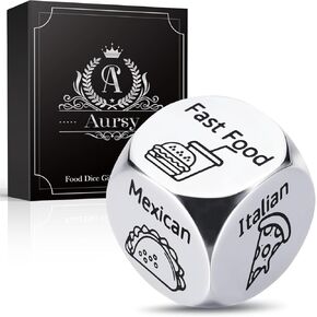 Gifts for Women Men Adults, Date Night Food Dice, Birthday Gifts for Women Mens Gifts, Couple Gifts, Gift for Him/Husband/Boyfriend, Dad Gifts