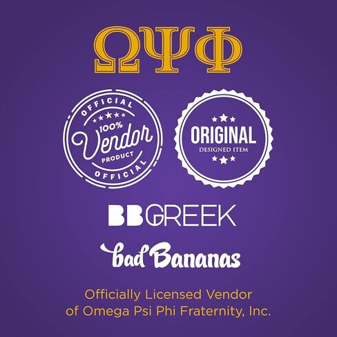 البائع الرسمي Bad Bananas BBGreek Omega Psi Phi - ستارة الحمام - الدرع الكلاسيكي - أدوات الأخوة in Kuwait