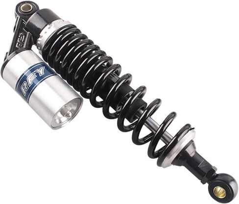 Mallofusa 13.5 Inch 340mm Pair Motorcycle Shock Absorbers Air Rear Suspension Universal Compatible for Honda Suzuki Yamaha Kawasaki Black Purple in Saudi Arabia