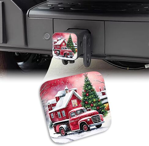 Oasis Island Palm Trees Trailer Hitch Cover Glowing Lights Tow Hitch Cove Universal 2" Heavy Duty Trailer Hitch Tube Rubber Covers,Square Hitch Cover Plug Cap for Trucks SUV in Saudi Arabia