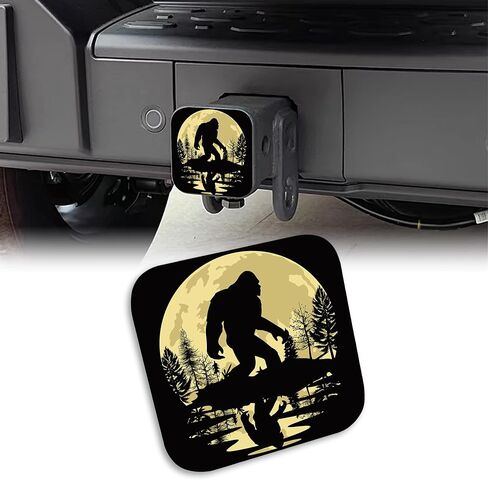Oasis Island Palm Trees Trailer Hitch Cover Glowing Lights Tow Hitch Cove Universal 2" Heavy Duty Trailer Hitch Tube Rubber Covers,Square Hitch Cover Plug Cap for Trucks SUV in Saudi Arabia
