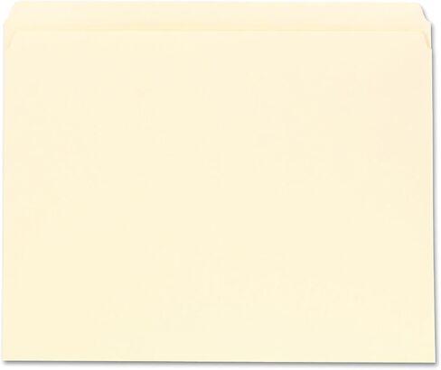 Universal UNV12110EE Straight Top Tab File Folders - Letter Size, Manila (100/Box) in Saudi Arabia