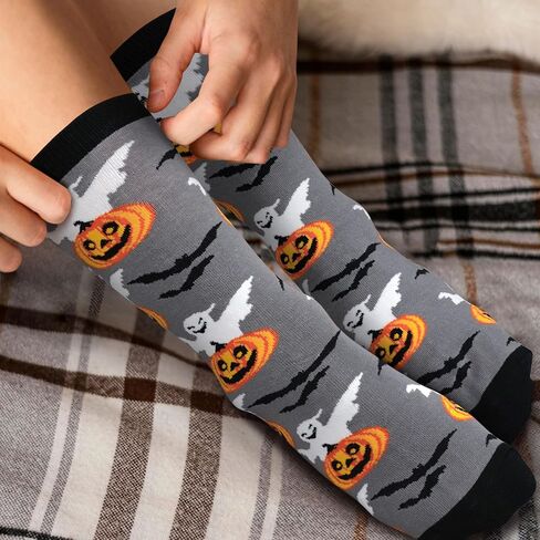 Roszwtit Holiday Crew Socks Seasonal Holiday Medium Stockings Soft Warm Knitted Sock Gifts for Men and Women in Kuwait