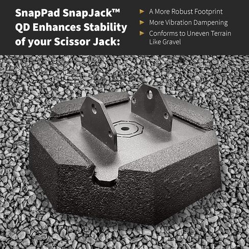 SnapPad SnapJack® QD (عبوة من 4 قطع) | تتميز حوامل المقطورة ذات الأربع نقاط بقدم معدنية مقاس 5.5 بوصة | تضيف 61% مساحة سطح إضافية، 3.79 رطل. لكل وسادة وعرض إجمالي 7.25 بوصة | ملحقات RV التي يجب اقتناؤها in Saudi Arabia