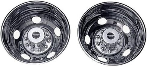 Pacific Dualies 32-1608 Polished 16 Inch 10 Lug Stainless Steel Wheel Stimulator Kit for 1988-1998 Ford F450 Super Duty Truck in Saudi Arabia