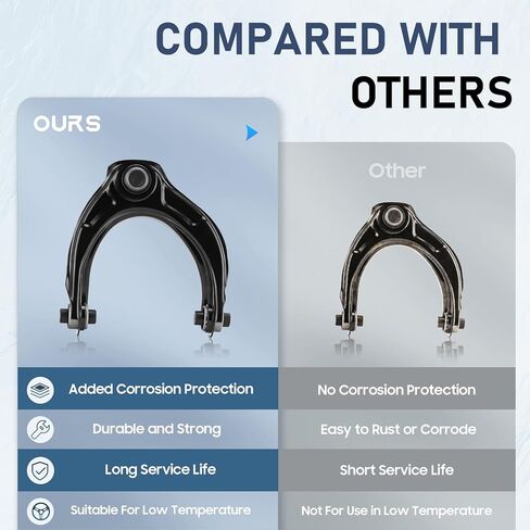 2Pcs Front Left Right Upper Control Arm and Ball Joint Assembly Fit for Honda Accord 2008-2012 Acura TL TSX 2009-2014 Replace K620614 K620615 in Kuwait