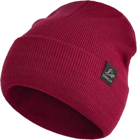 SOMALER Beanie for Women Men Unisex Cuffed Knit Beanie Winter Hats for Womens Mens Beanies Skull Cap in Saudi Arabia