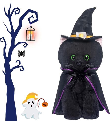 My OLi Halloween Stuffed Animal Plush Toys Plush Bat Pumpkin Plush Cat Halloween Ornaments Gift for Kids Boys Girls in Saudi Arabia