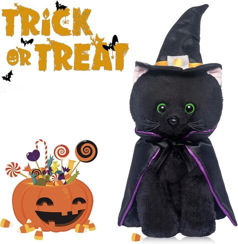 My OLi Halloween Stuffed Animal Plush Toys Plush Bat Pumpkin Plush Cat Halloween Ornaments Gift for Kids Boys Girls in Saudi Arabia