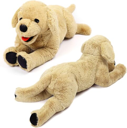 LotFancy Dog Stuffed Animals Plush, 21" Soft Cuddly Golden Retriever Plush Toys, Large Stuffed Dog, Puppy Dog Stuffed Animals, Mother's Day, Birthday, Easter Gift, for Kids, Pets, Girls in Saudi Arabia
